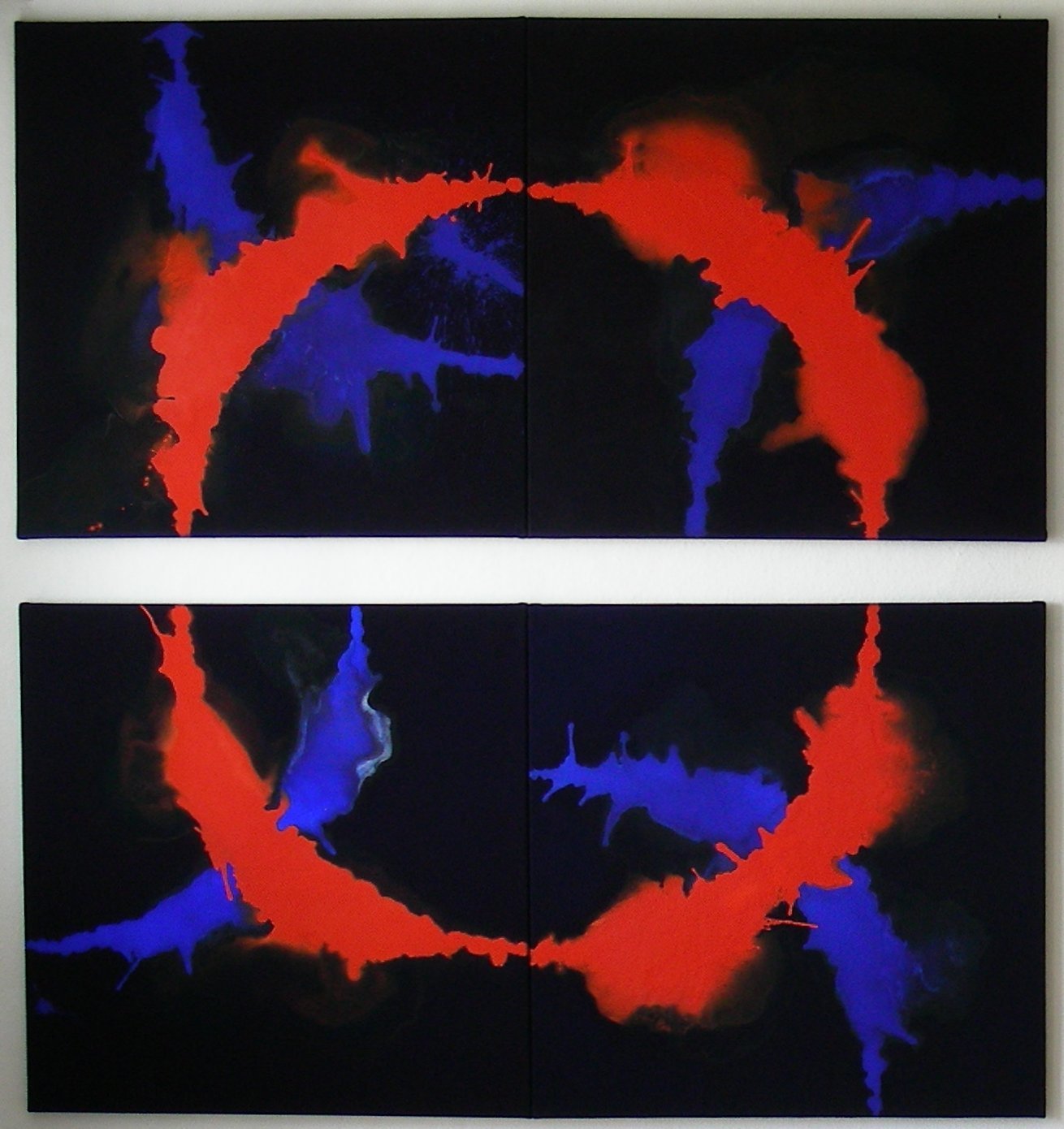 A Riemer ALFABET ABCD rot/2008 - H2x100 x B2x100 cm